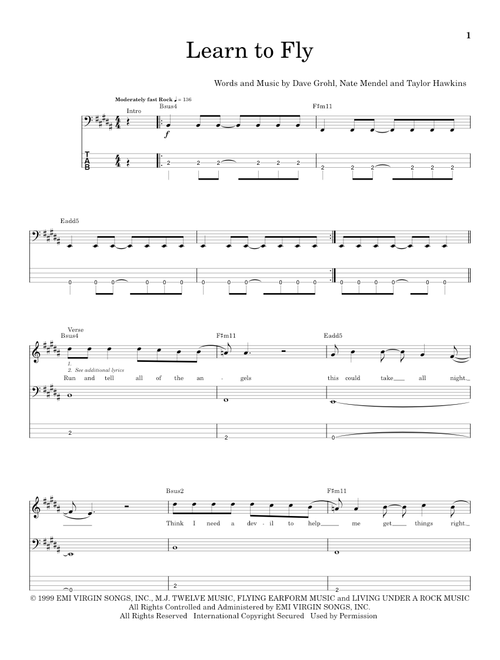 Learn To Fly - Foo Fighters (School of Rock - Bass Guitar)