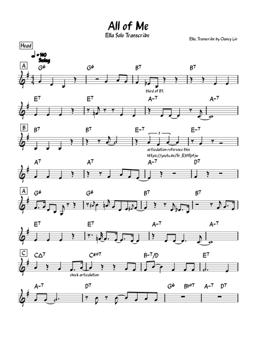 All of me – Ella Fitzgerald