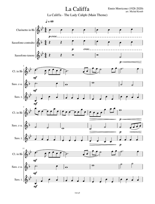 La Califfa - Ennio Morricone
