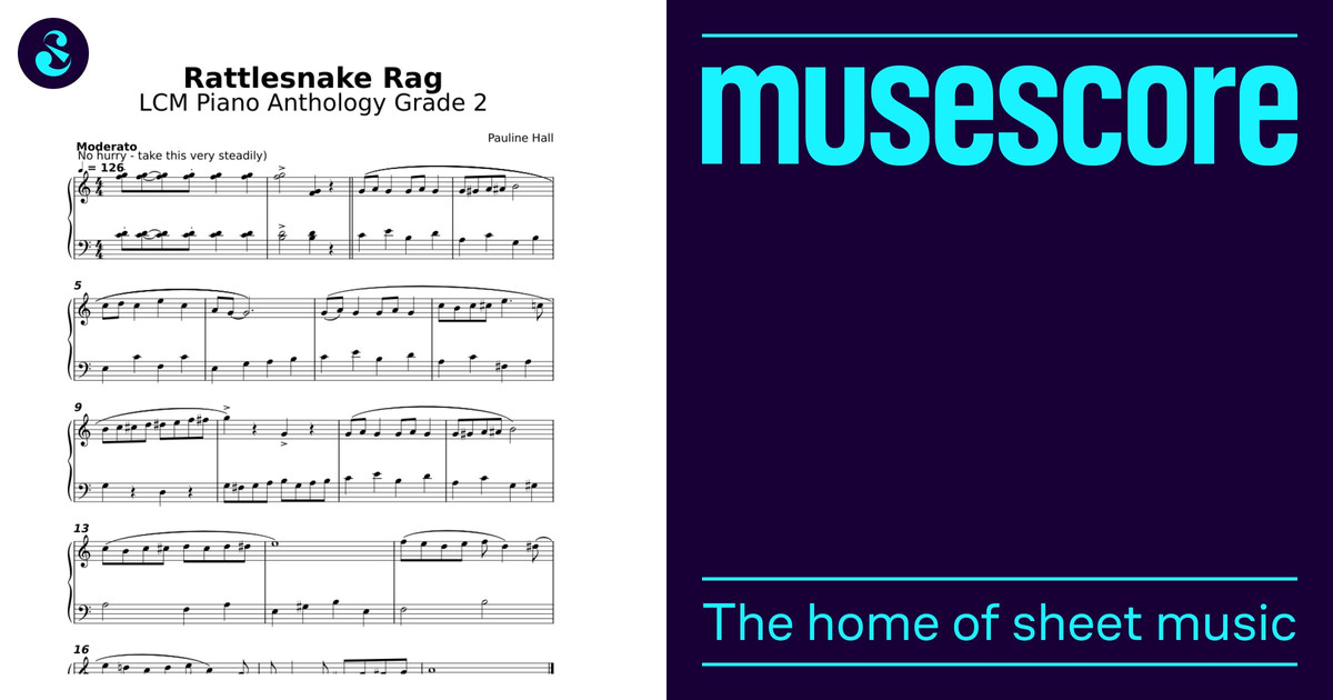 Rattlesnake Rag Sheet Music for Piano (Solo) easy | MuseScore.com
