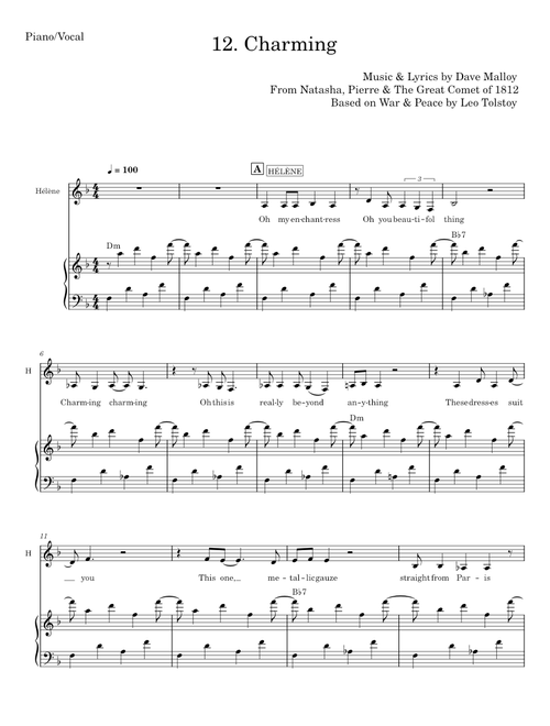 Charming - Dave Malloy