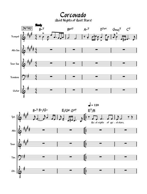 Corcovado – Antônio Carlos Jobim corvocado