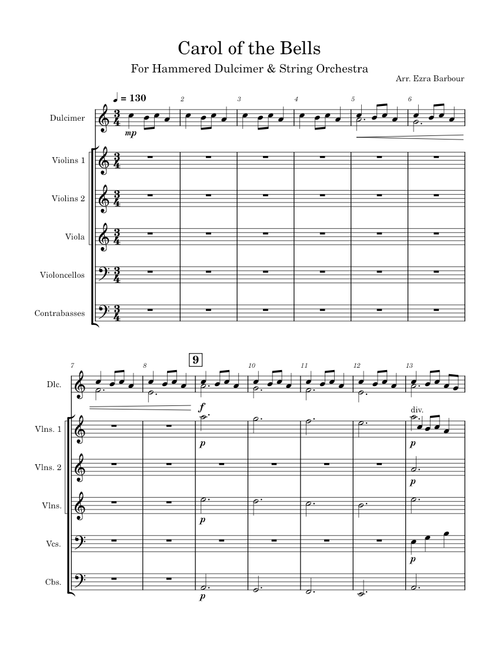 Carol of the Bells – Misc Traditional