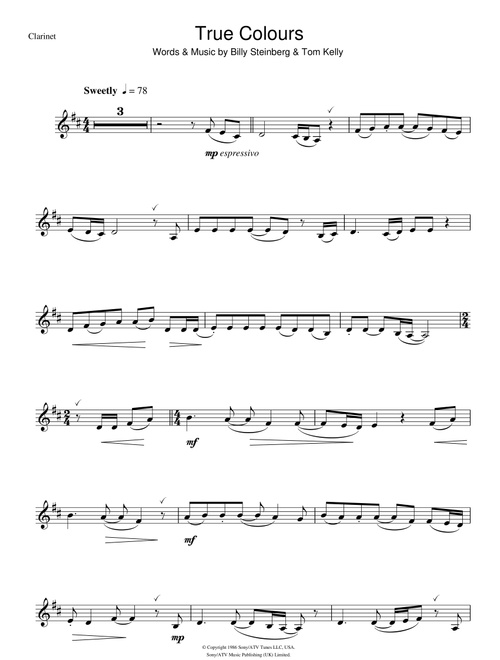 True Colours - Eva Cassidy (Clarinet Solo)