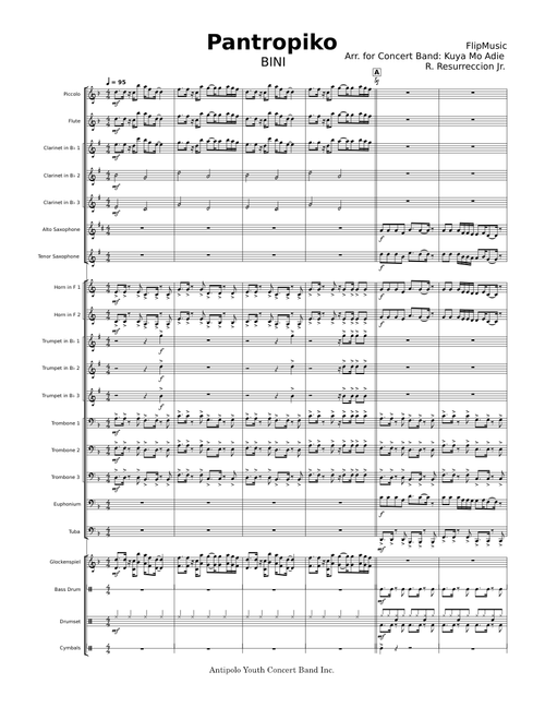 Pantropiko (BINI) - Concert Band by Kuya Mo Adie