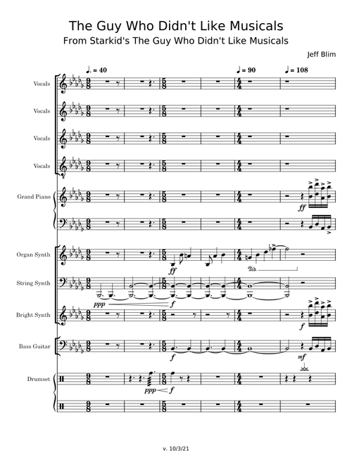 The Guy Who Didn't Like Musicals - Jeff Blim