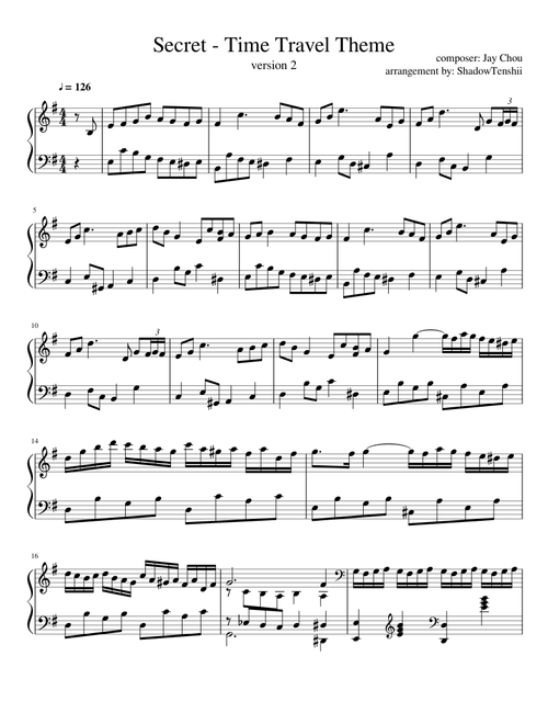 Secret Time Travel Theme Long