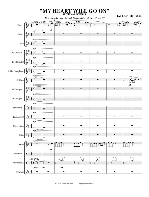 "My Heart Will Go On" with Variations