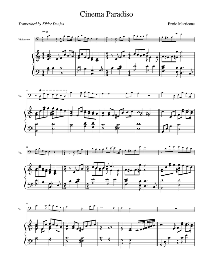 Morricone cello cheap