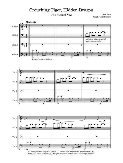 The Eternal Vow (Arr. Gael Florens) - Tan Dun (String Ensemble)