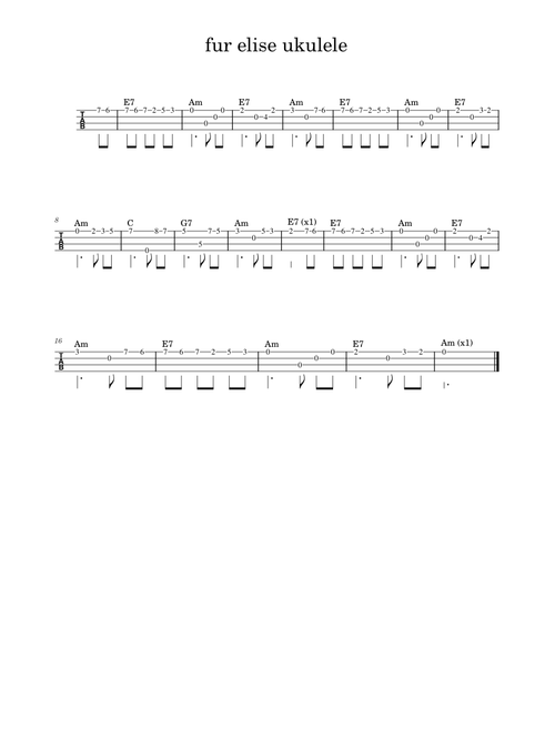 Für Elise, WoO 59 – Ludwig van Beethoven fur_elise_ukulele