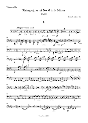 String Quartet No.2, Op.13 – Felix Mendelssohn - Violin 2