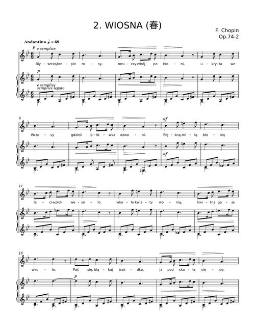 Spring Waltz - Frédéric Chopin