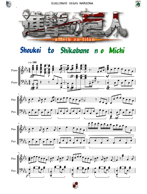Shingekin no Kyogin - Shoukei to Shikabane no Michi - OP 5