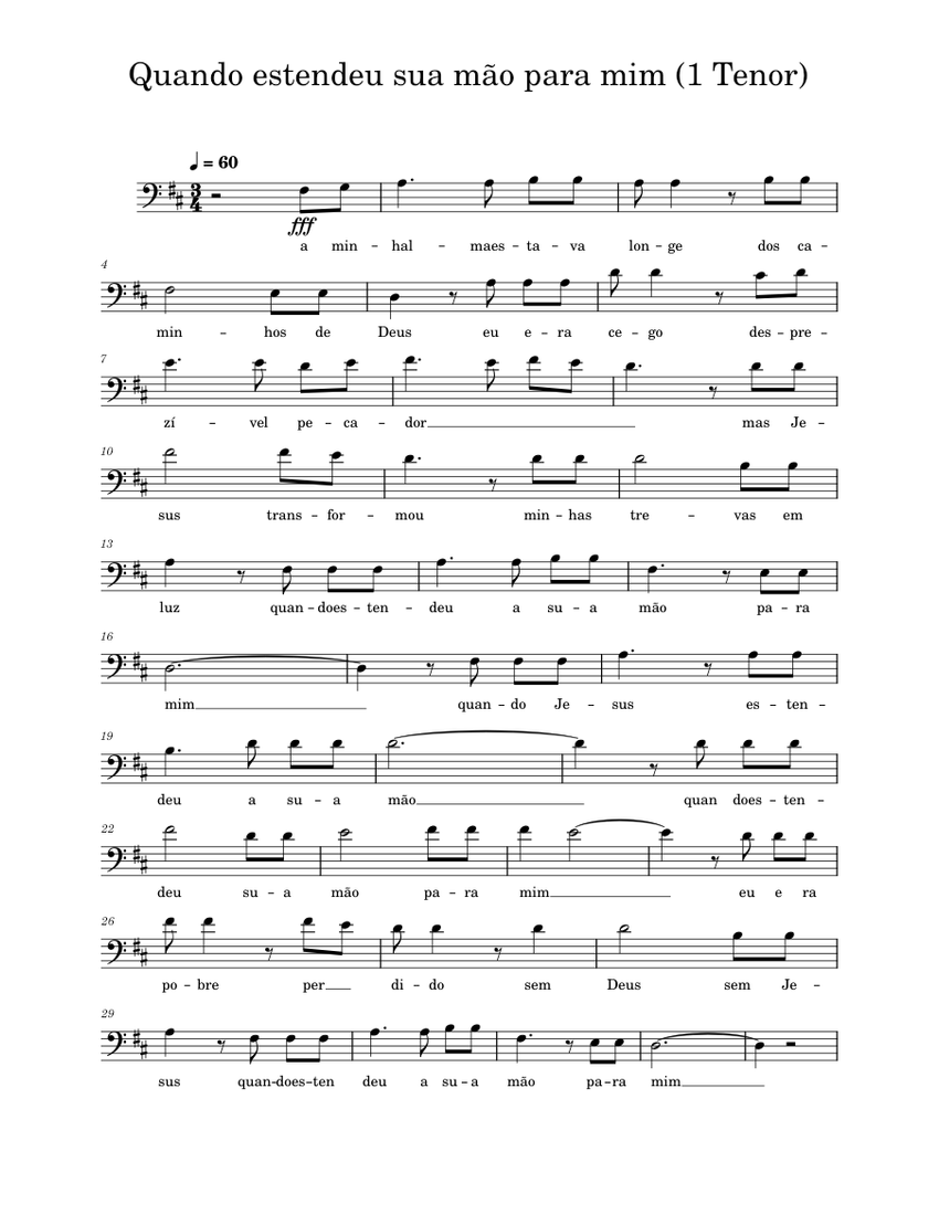 Quando Estendeu Sua M o Para Mim 1 Tenor Piano Tutorial quando-estendeu-sua-m-o-para-mim-1-tenor-piano-tutorial