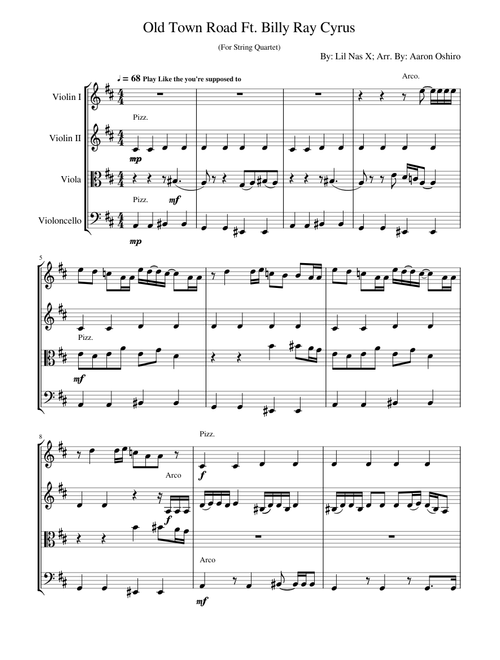 Old Town Road for Orchestra (better & easier)