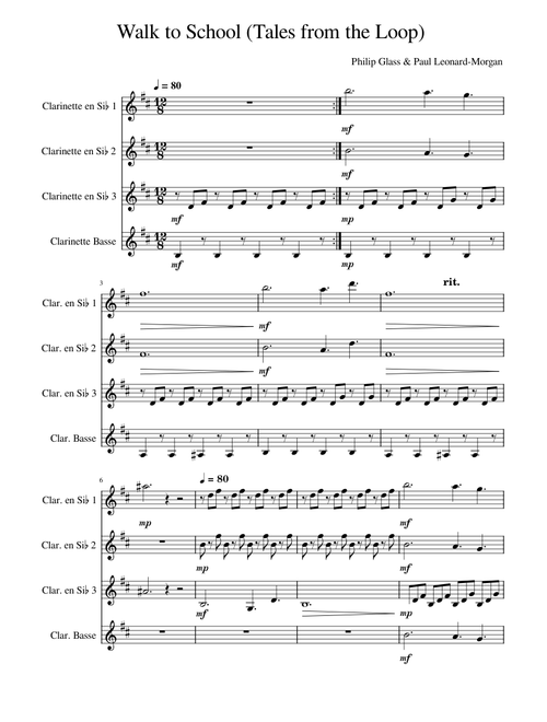 Walk to School – Philip Glass