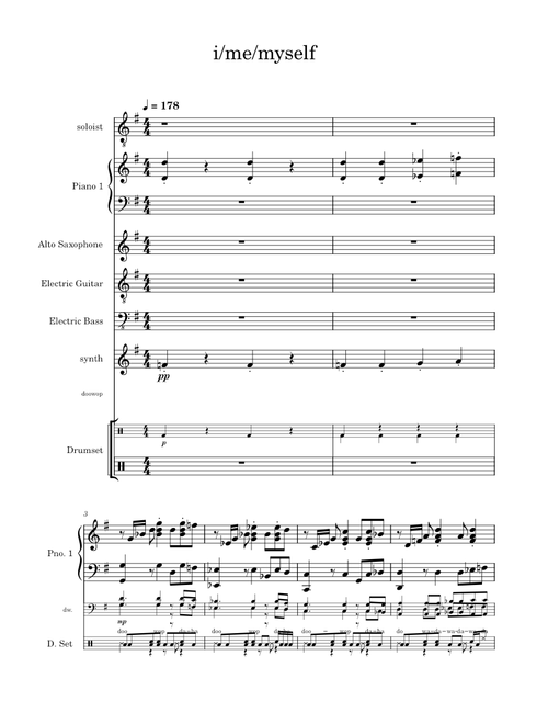 I/Me/Myself but its in a minor key– Will Wood and the Tapeworms