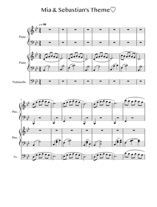 Mia & Sebastian's Theme (Arr. Ai Bharwani) - Justin Hurwitz (Cello and Piano)