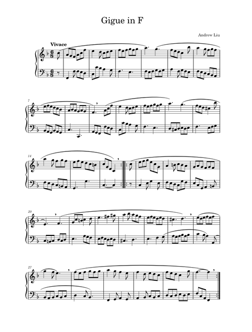 Gigue in F