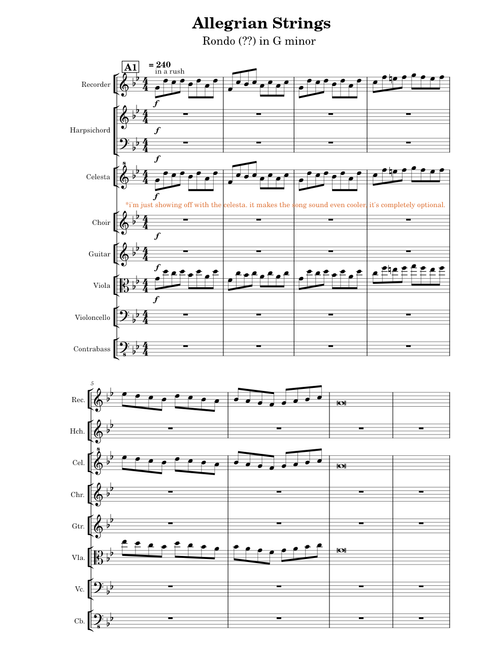 Allegrian Strings - prycwrn