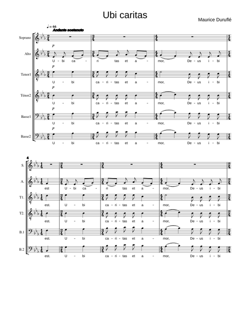 Ubi Caritas – Maurice Duruflé
