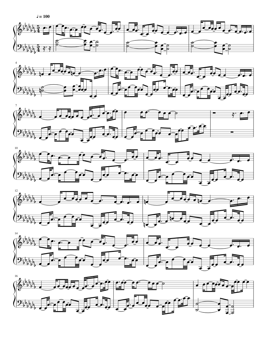 Kenshi Yonezu (米津玄師) — Lemon Sheet music for Piano (Solo