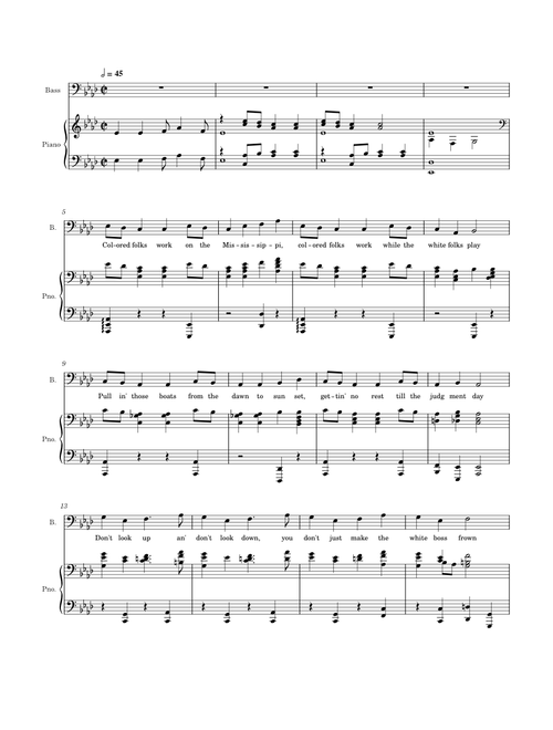 Ol man river - Jerome Kern