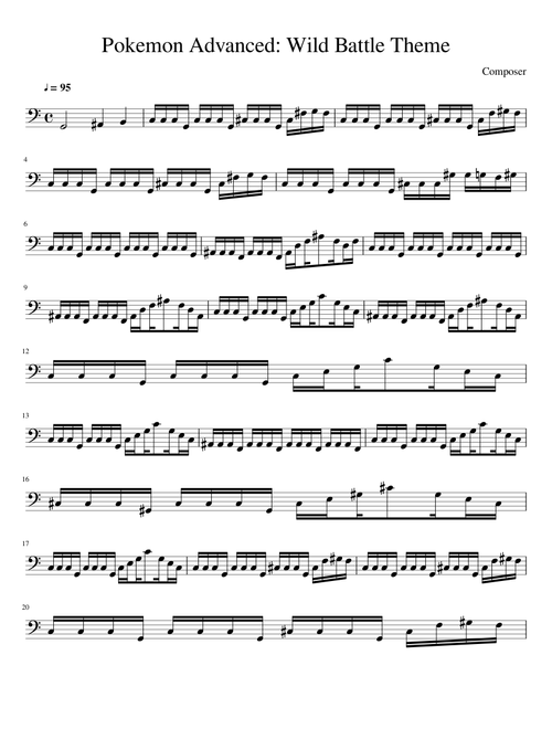 Pokemon Advanced: Wild Battle Theme