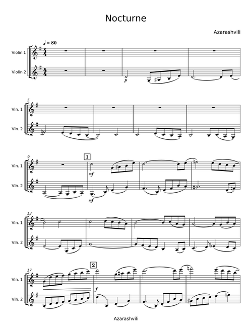 Nocturne - Vaja Azarashvili