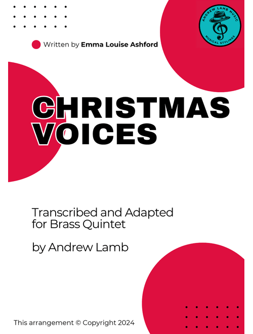 Emma Louise Ashford | Christmas Voices | for Brass Quintet (Arr. Andrew Lamb) (Brass Ensemble)