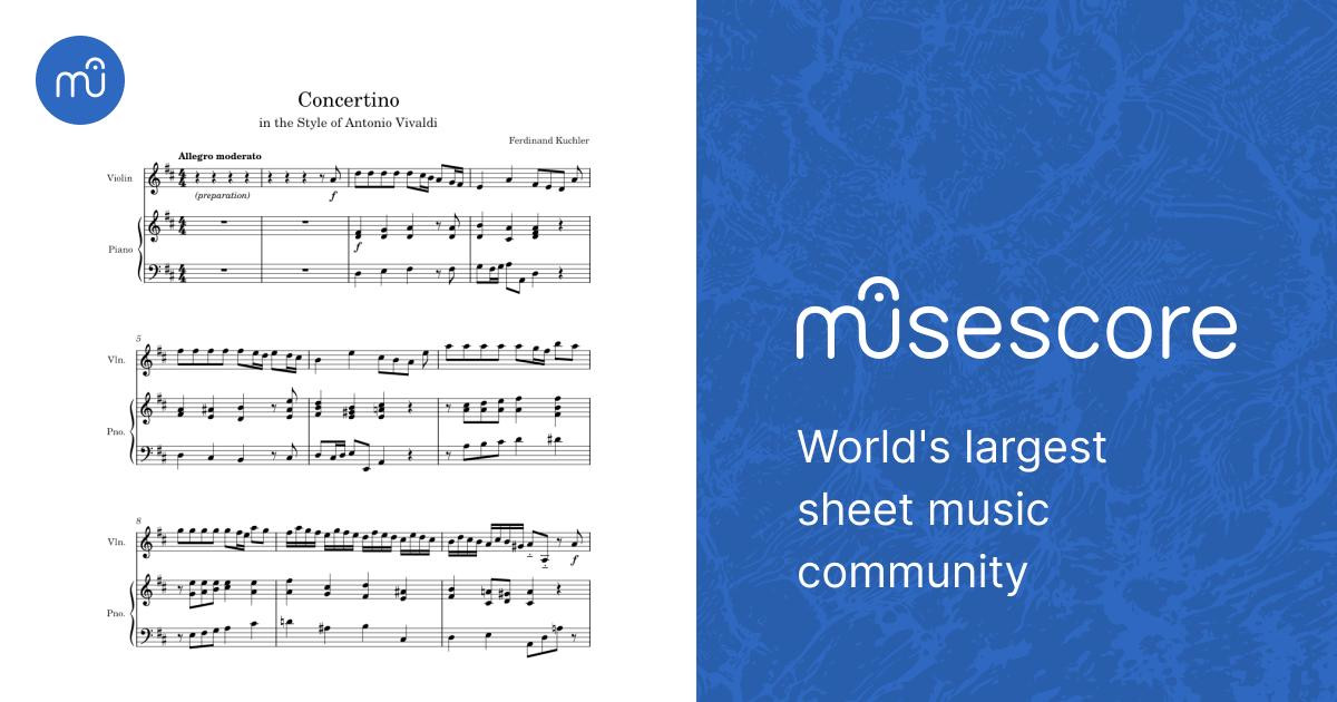 Violin Concertino Op. 15, I. Allegro moderato - Ferdinand Küchler