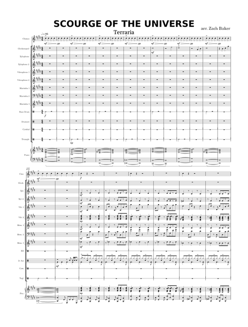 Scourge of the Universe – DM DOKURO Scourge of the Universe - arr. Zach B