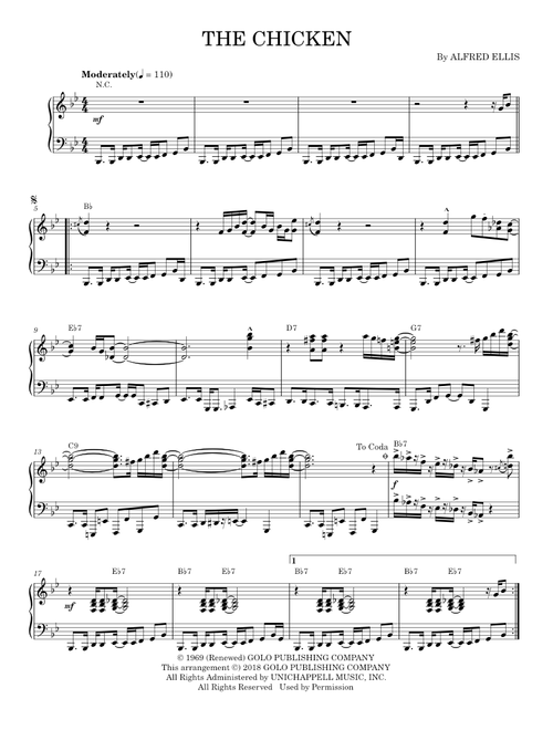 Counterattack Jazz Fusion Arrangement Sheet Music for Piano