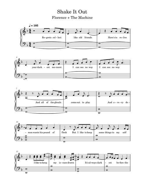 Shake It Out – Florence And The Machine