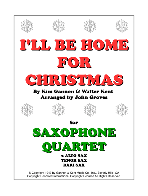I'll Be Home For Christmas (Arr. John Groves) - Rascal Flatts (Woodwind Ensemble)