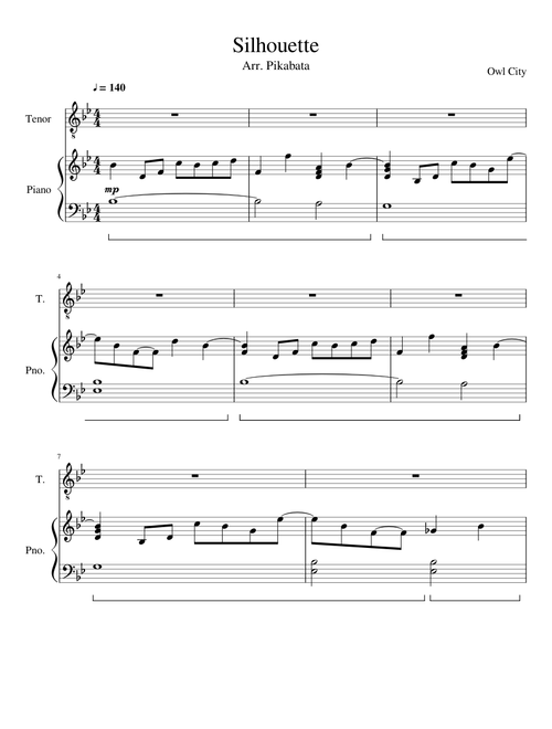 Silhouette by Owl City 400 Follower Special! {Vocal + Piano Cover}