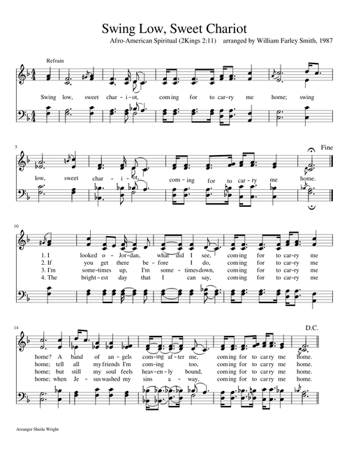 Swing Low, Sweet Chariot