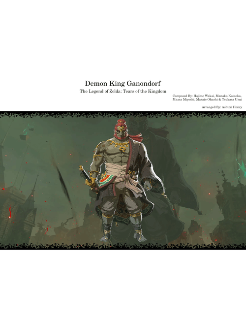 Demon King Ganondorf - The Legend of Zelda: Tears of the Kingdom
