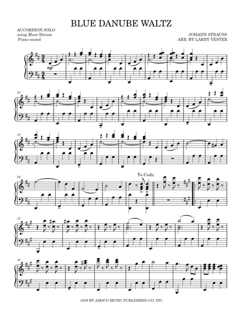 BLUE DANUBE WALTZ