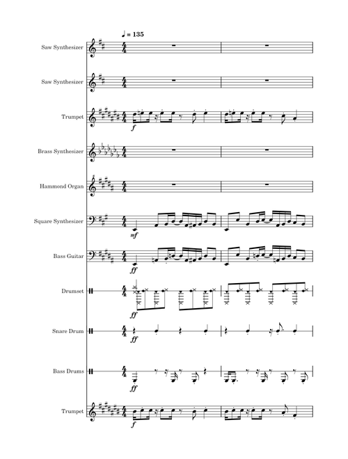 Waluigi Pinball [MuseScore4 Experiment]