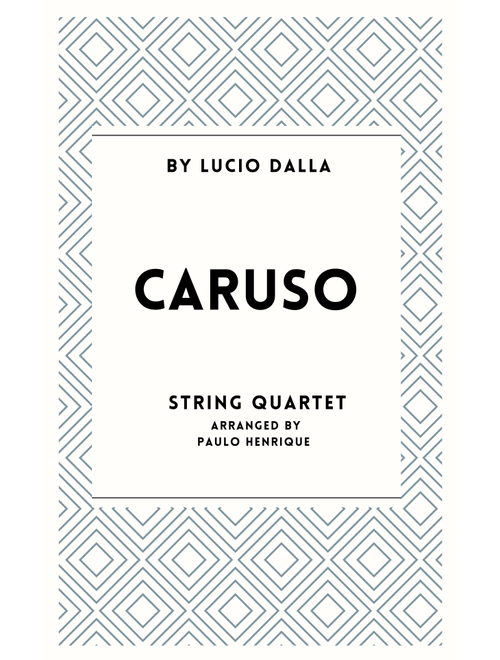 Caruso (Arr. Paulo Henrique) - Andrea Bocelli (String Quartet)