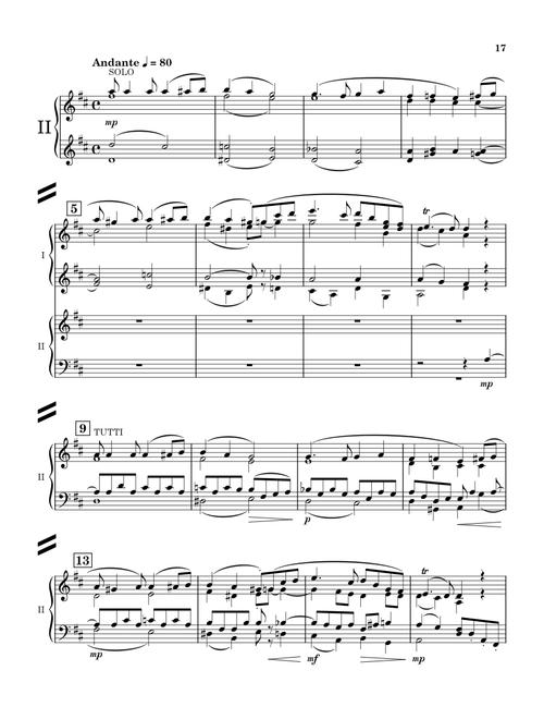 Concerto in A for piano 4-hands (op. 63), 2nd movement – Logan J. Po