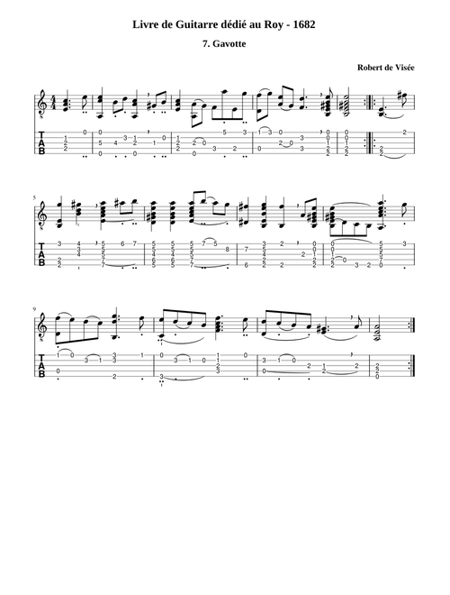7. Gavotte