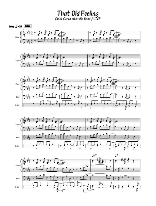 Chick Corea Akoustic Band - That Old Feeling