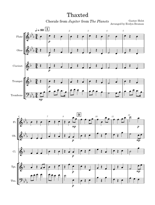 Jupiter Chorale: Thaxted