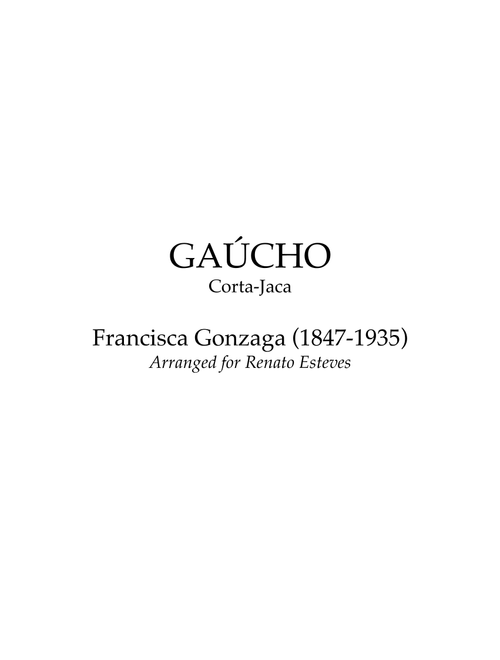 Gaúcho - Corta Jaca (Brazilian Music) (Arr. Renato Esteves) - Chiquinha Gonzaga (Brass Ensemble)
