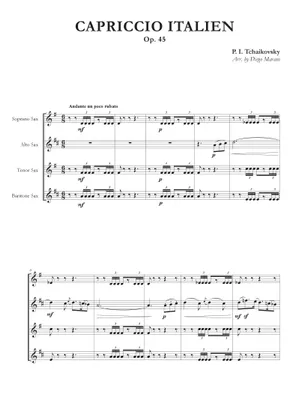 TCHAIKOVSKY - Capriccio Italien, Op. 45 Sheet Music for Trombone TCHAIKOVSKY - Capriccio Italien, Op. 45 Sheet Music for Trombone