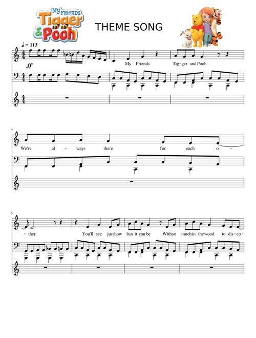 My Friends Tigger & Pooh Theme Song