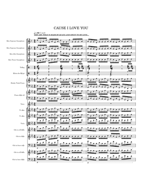 Cause i love you – Noo Phuoc Thinh cause i love you